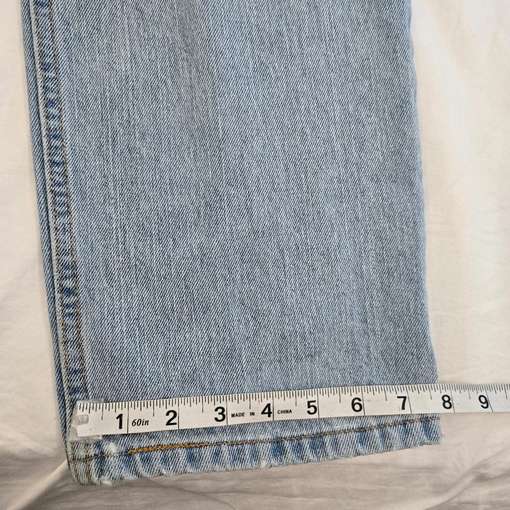 Vintage Levis 550 Jeans 33x36 Relaxed Tapered THASHED Grunge‎ Skater Baggy 90s